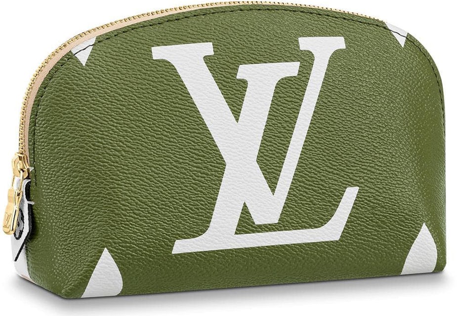 Louis Vuitton Cosmetic Pouch Monogram Giant Khaki Green/Beige in