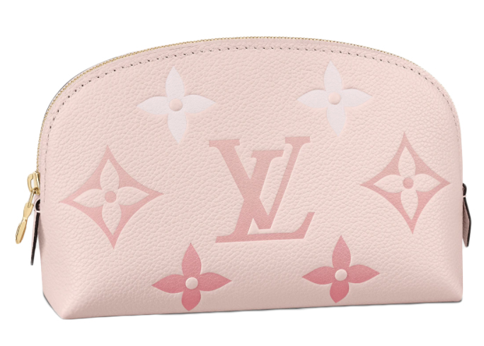 Louis Vuitton Cosmetic Pouch GM Monogram in Coated Canvas with Goldtone   GB