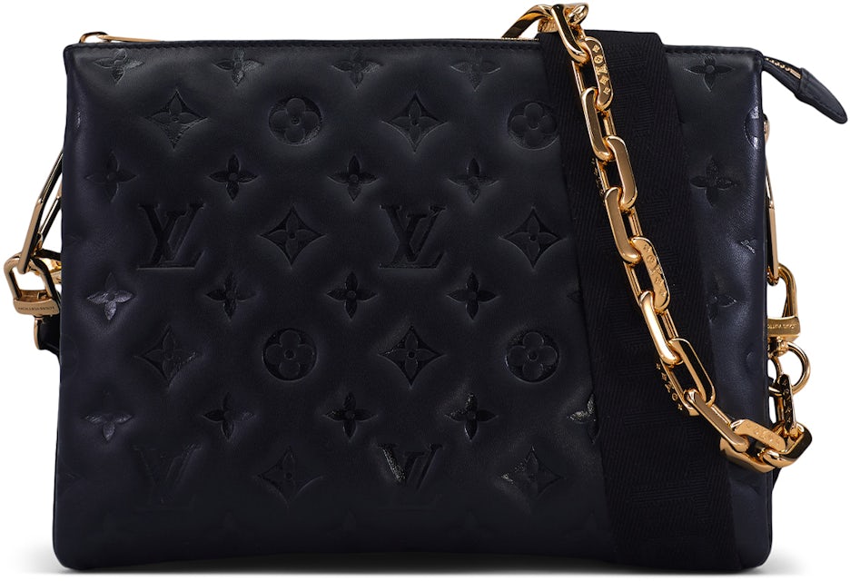 Louis Vuitton Coussin PM Black in Puffy Lambskin with Gold-tone - US