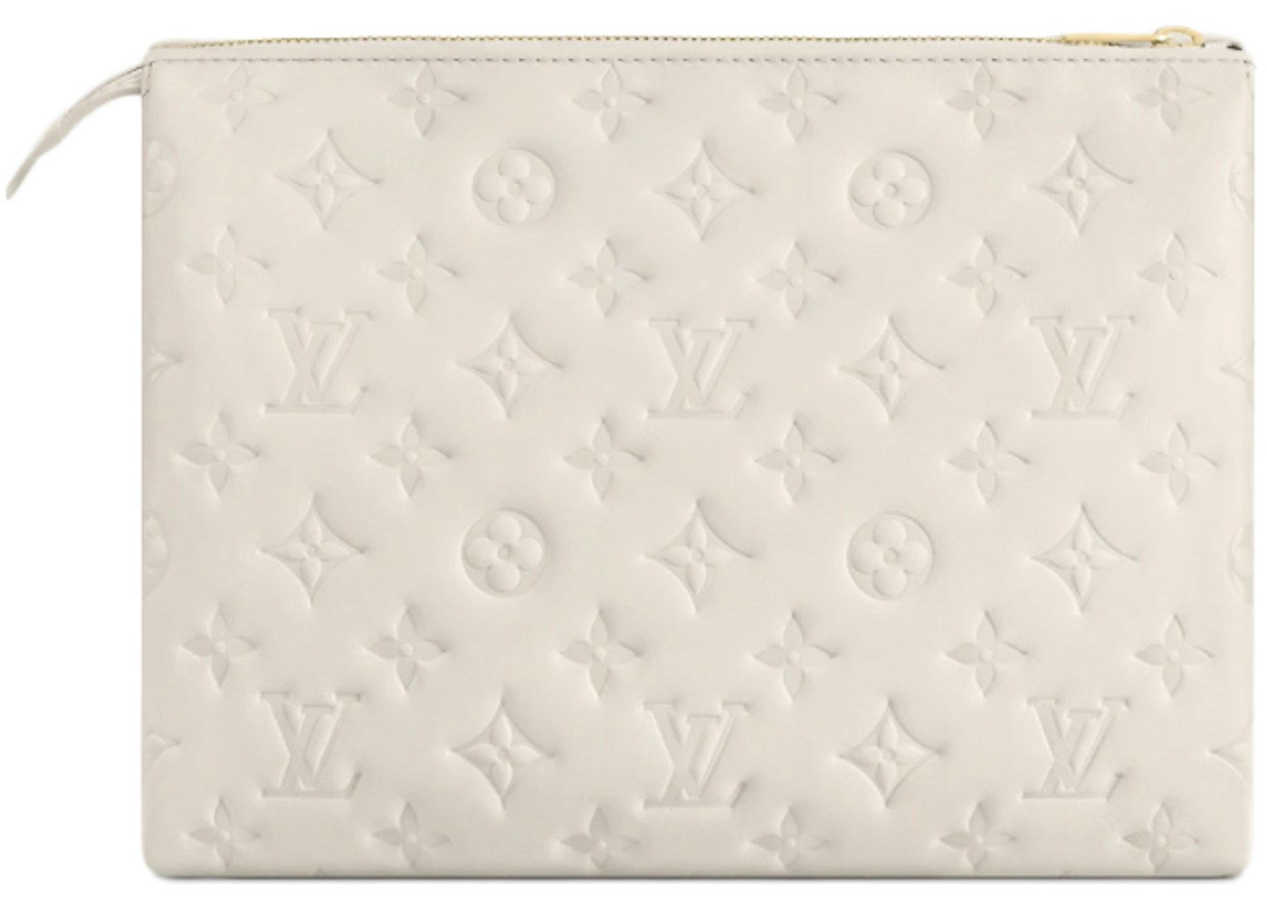 Louis Vuitton Coussin Pm Cream In Puffy Lambskin With Gold Tone Louis Vuitton Coussin Pm Cream In Puffy Lambskin With Gold Tone