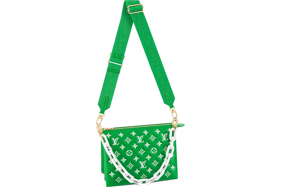 Louis Vuitton Coussin PM Green in Calfskin Leather with Gold-tone - US