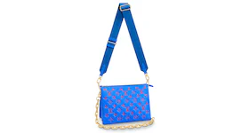 Louis Vuitton Coussin PM Monogram Embossed Blue/Red