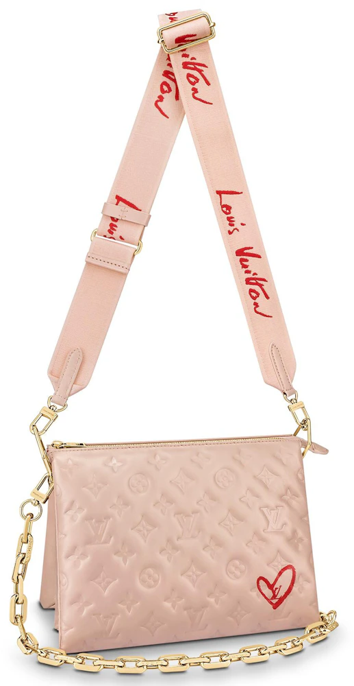 Louis Vuitton Limited Edition Coussin PM Monogram Pink Lambskin in Lambskin  Leather with Gold-tone - US