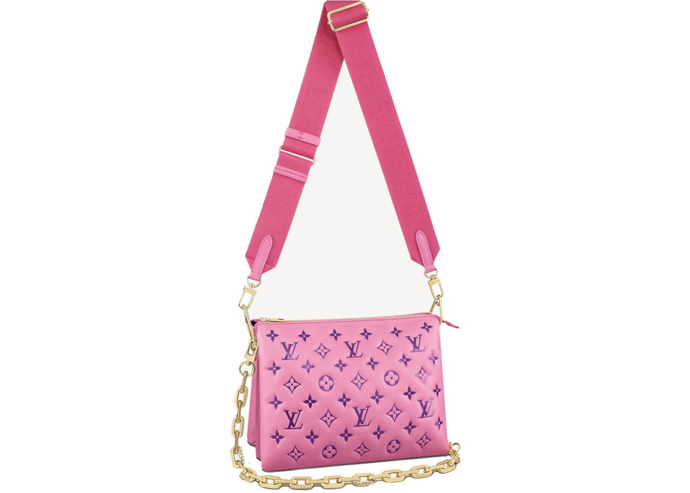 Louis Vuitton Coussin PM Pink/Purple in Lambskin with Gold-tone - US