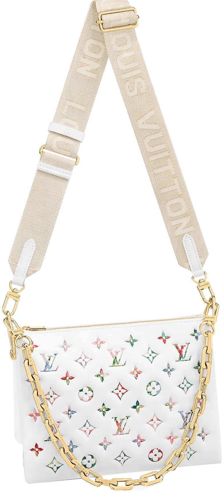 Louis Vuitton Capucines BB 1854 Embroidered Ecru white/Taupe Brown