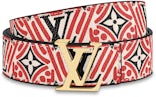 Louis Vuitton x Yayoi Kusama LV Initiales 30mm Reversible Painted Dots Belt  Monogram Multicolor in Coated Canvas with Gold-tone - US