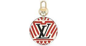 Louis Vuitton Crafty Illustre Bag Charm and Key Holder Cream/Red