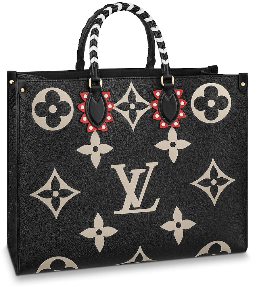 Louis Vuitton Neverfull MM Black/White in Cowhide Leather with Gold-tone -  US