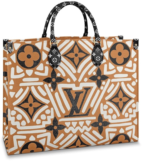Louis Vuitton Crafty Onthego GM Caramel/Cream in Monogram Giant Coated  Canvas with Gold-tone - US