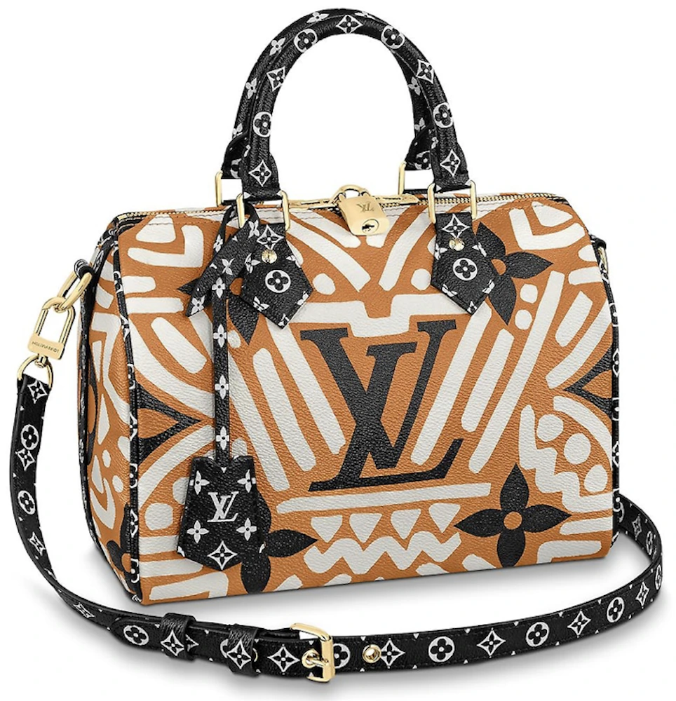 Louis Vuitton Crafty Speedy Bandouliere 25 Caramel/Cream in Monogram Giant  Coated Canvas with Gold-tone - US