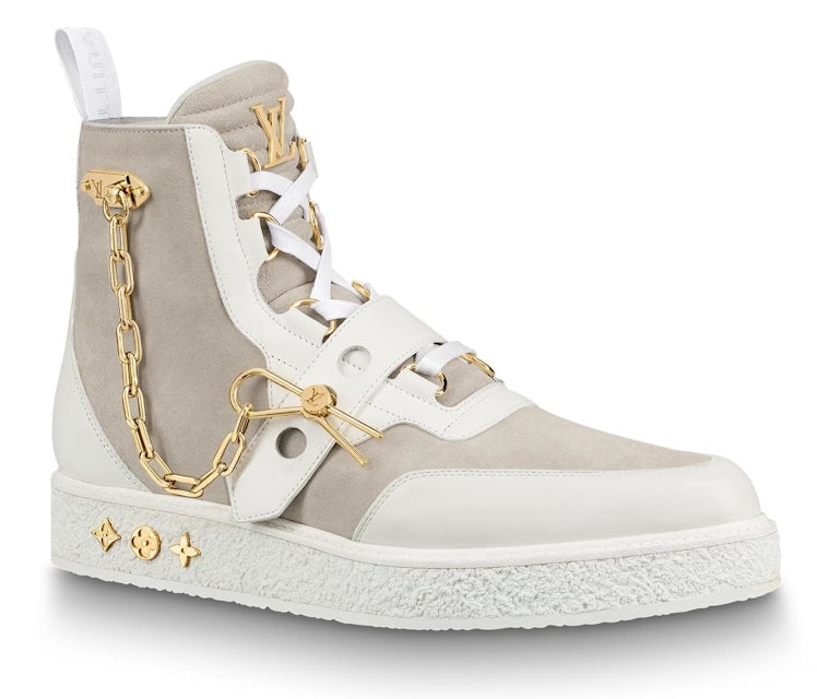 LOUIS VUITTON LV CREEPER ANKLE BOOT FROM SS 19 SHOW