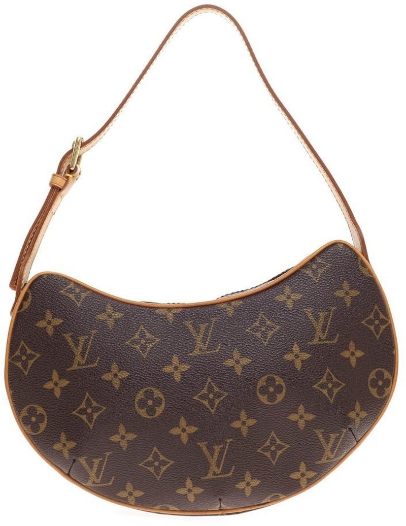 Louis Vuitton Croissant Monogram PM Brown in Coated Canvas with