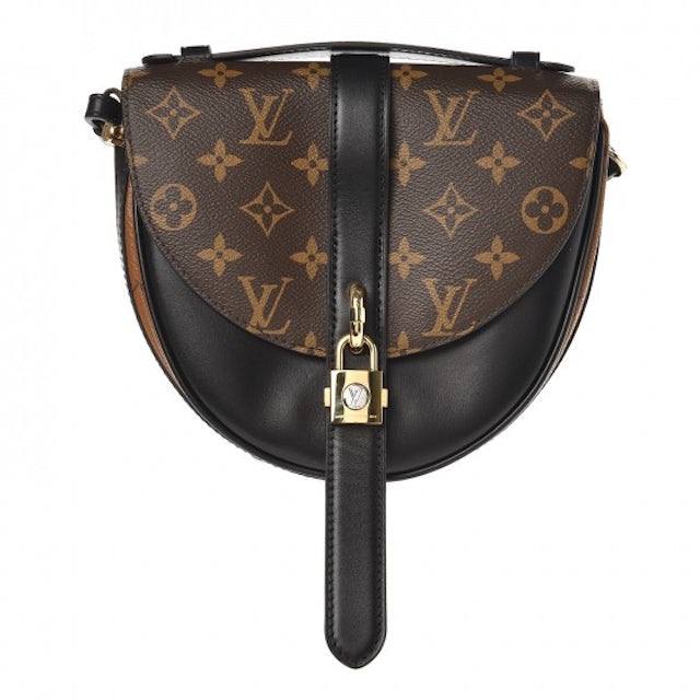 Louis Vuitton Crossbody Chantilly Lock Monogram Reverse Noir Black in Toile  Canvas/Calf Leather with Gold-tone - US