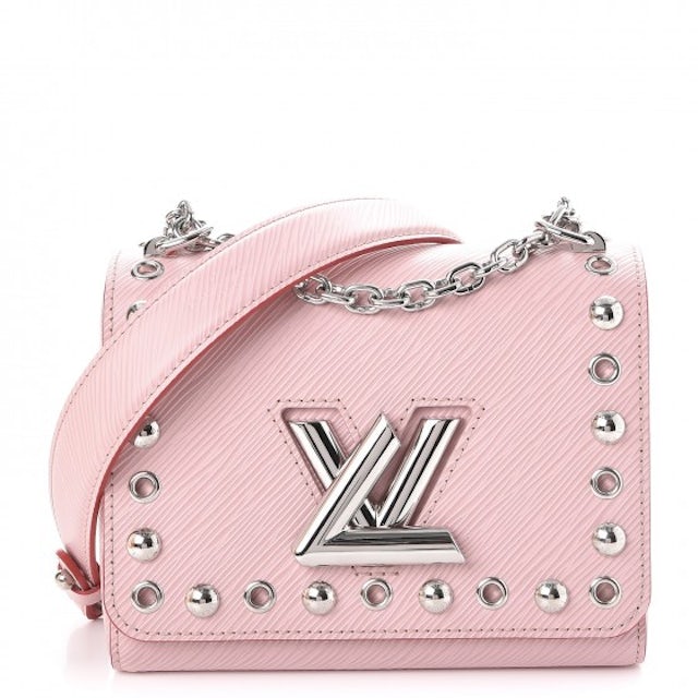 Louis Vuitton Crossbody Twist Epi Studded PM Rose Ballerine in Leather with  Silver-tone - GB