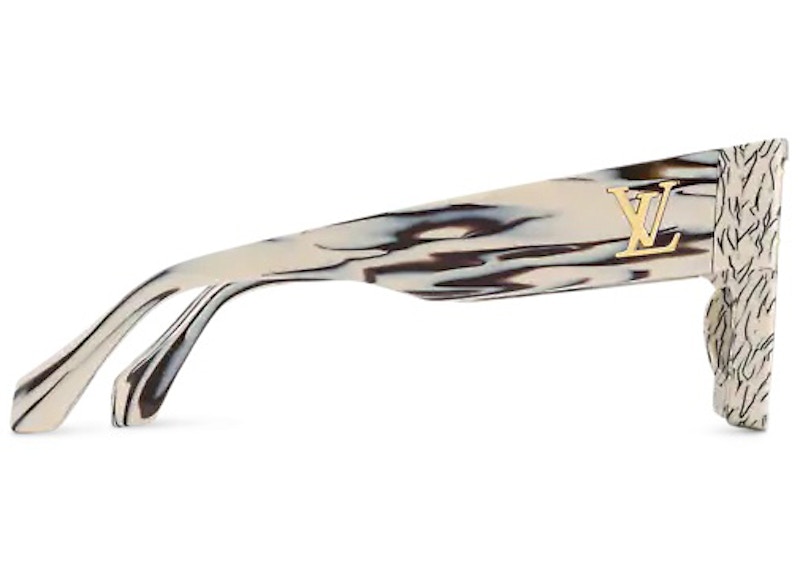 Louis Vuitton Cyclone Sunglasses Beige SS22 US