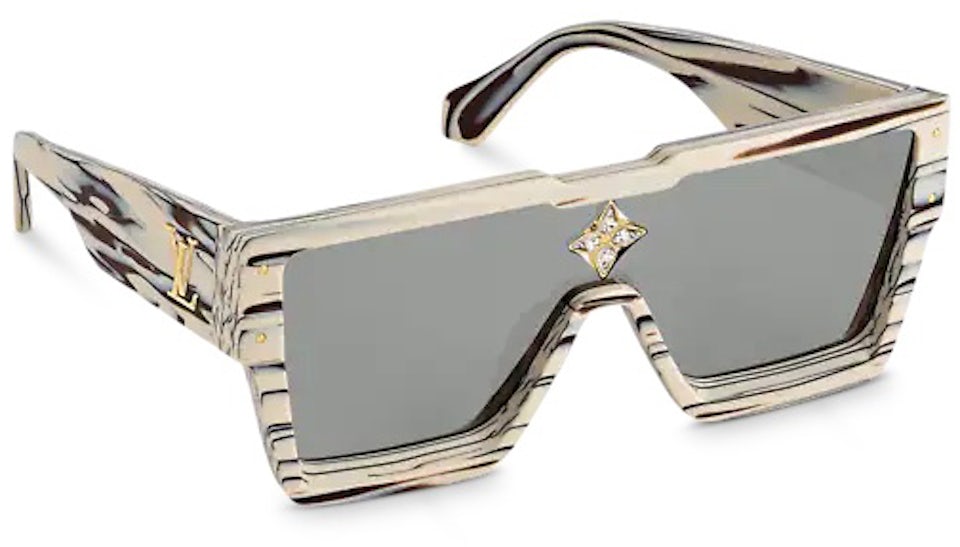 Louis Vuitton Men's SS22 Transparent Cyclone Sunglasses 