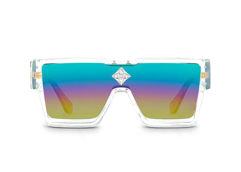 Louis Vuitton Cyclone Sunglasses Clear Multicolor Gradient (Z1832E