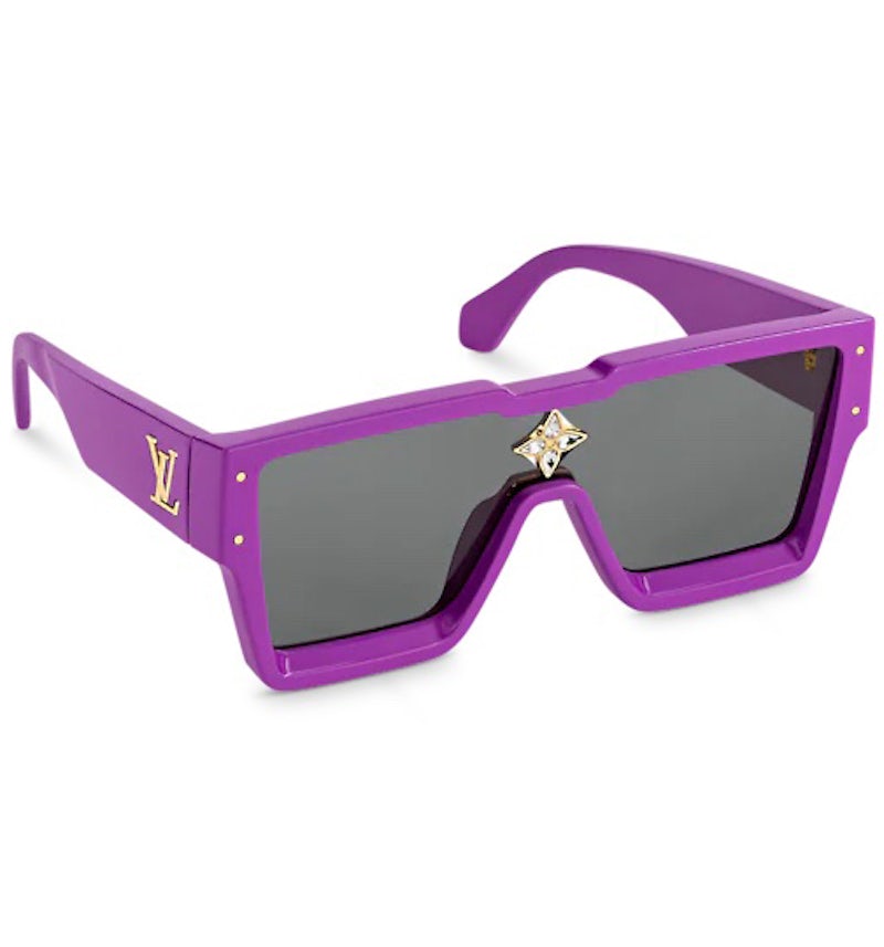 Louis Vuitton Cyclone Sunglasses Purple SS22 US - Main Image