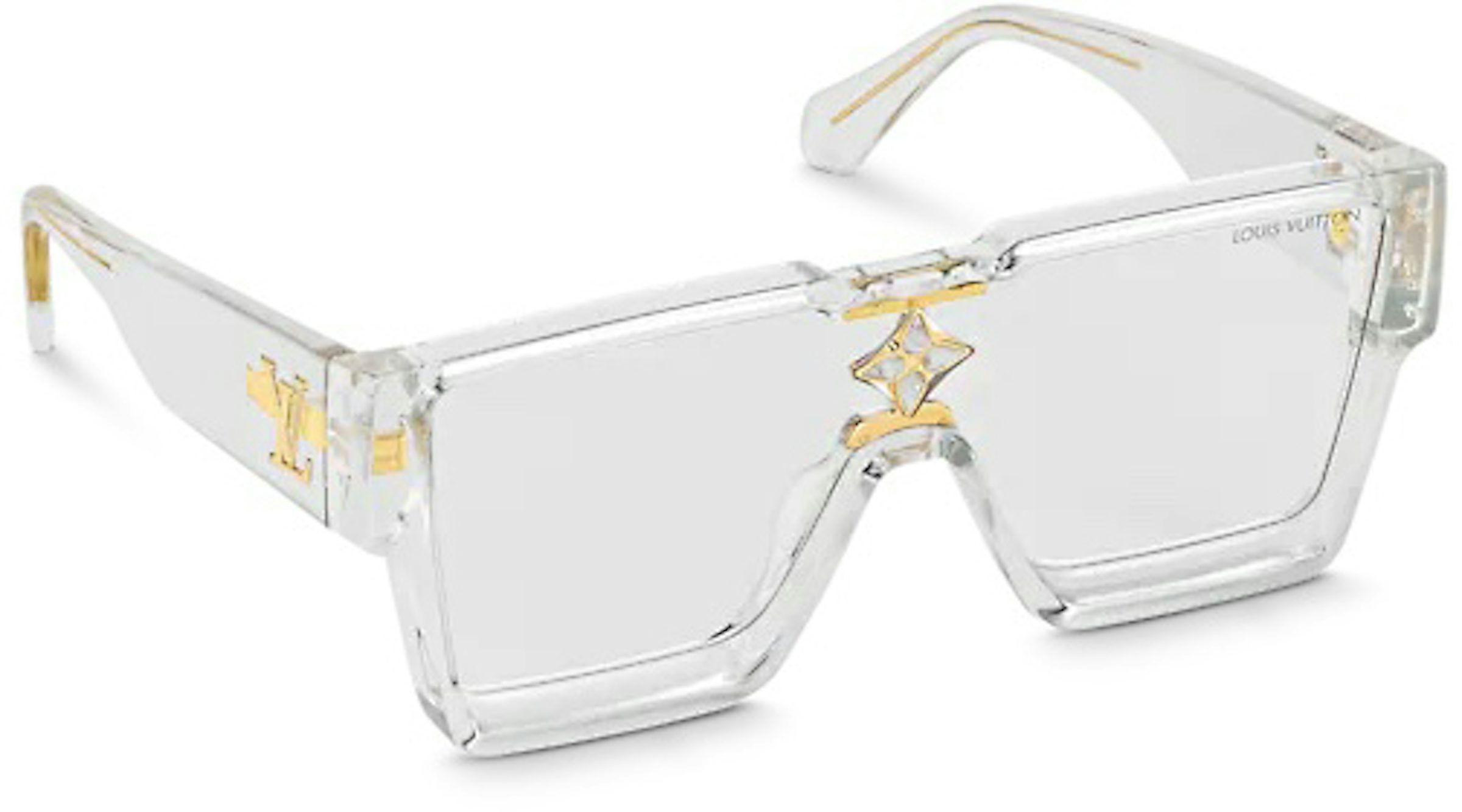 Louis Vuitton Clash Square Clear x Black Z1580E Sunglasses