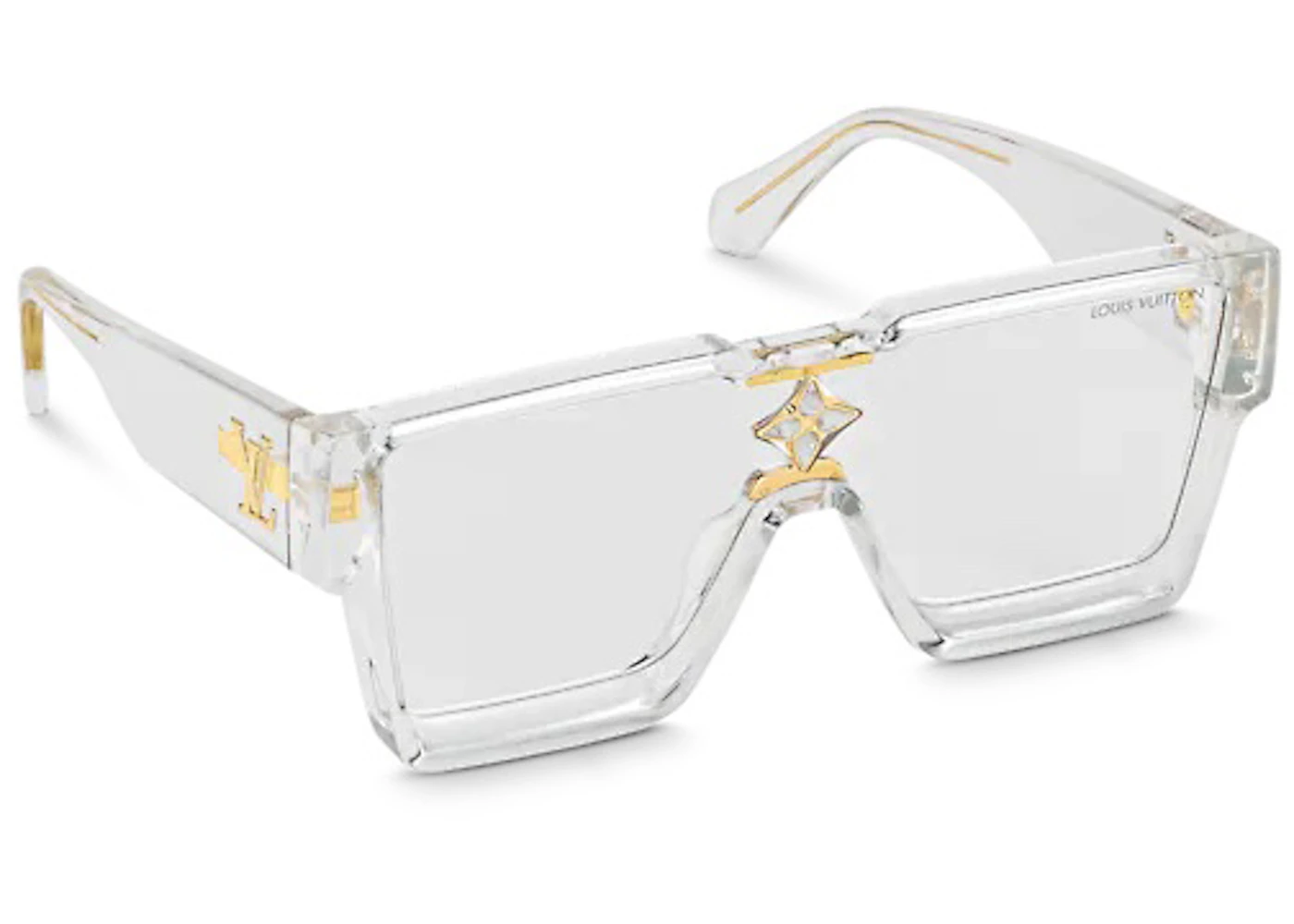 Louis Vuitton Cyclone Sunglasses Transparent SS22 US