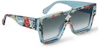 Louis Vuitton Cyclone Surfin' Monogram Sunglasses Blue (Z2202W/E)