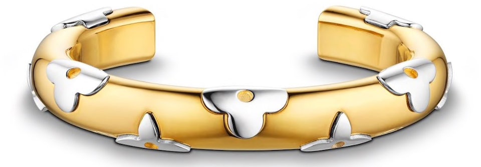 Louis Vuitton Daily Confidential Bracelet Monogram/Calfskin Brown/Red