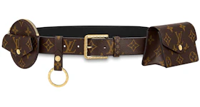 Louis Vuitton Daily Multi Pocket Belt Monogram 30MM Brown