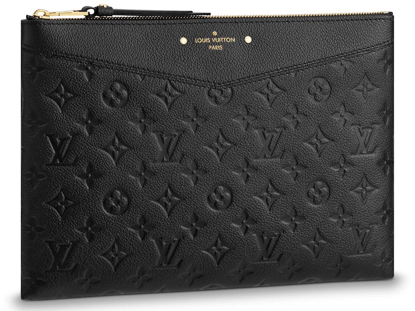 Louis Vuitton Daily Pouch Monogram Empreinte Black Noir in Grained Cowhide  Leather with Gold-tone - US