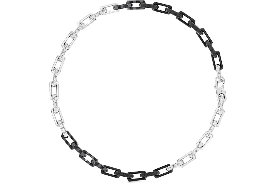 Louis vuitton damier black necklace Clearance