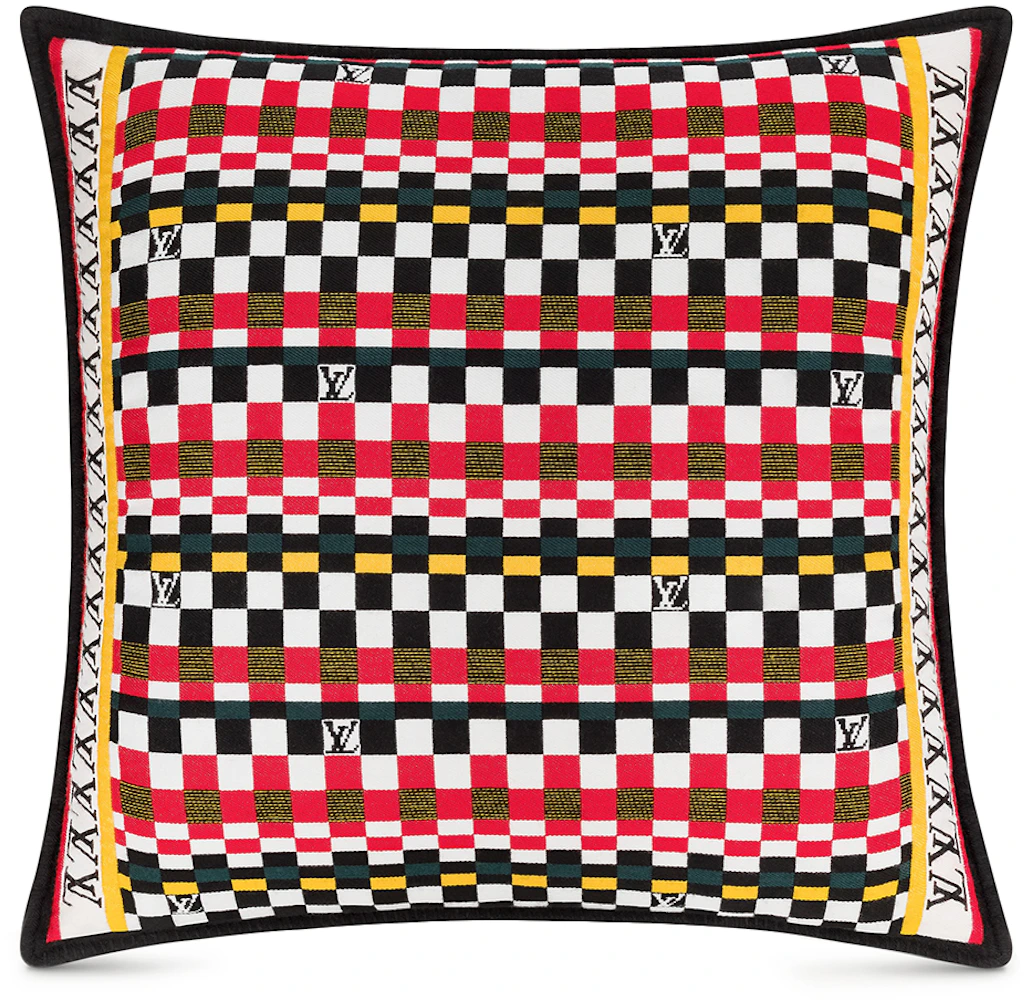 Louis Vuitton Damier Checks Cushion Red/White/Black - SS22 - US