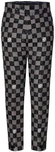 Louis Vuitton Damier Cigarette Pants Black Men's - FW21 - US