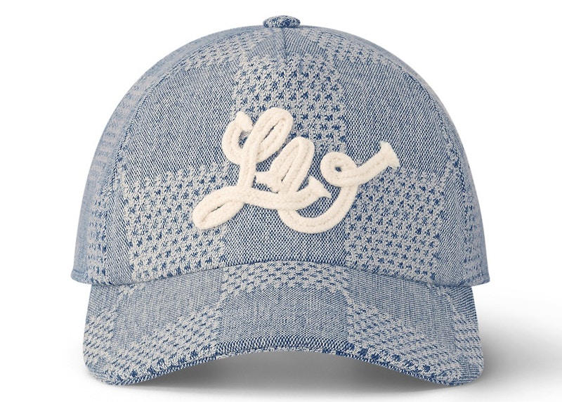 【ルイヴィトン】Louis Vuitton Damier Denim 3D Cap M7534L Louis Vuitton Damier Denim 3D Cap Blue Deim Men's - FW24 - US