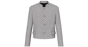 Louis Vuitton Damier Hounds Tooth Officer Jacket Black/White