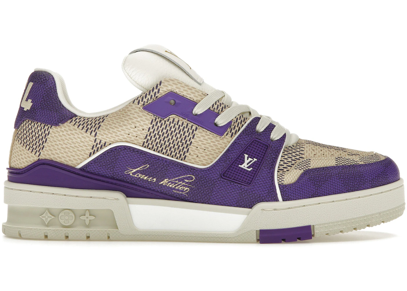 Louis Vuitton Damier LV Scarpe da ginnastica Viola Uomo 1AC579 IT