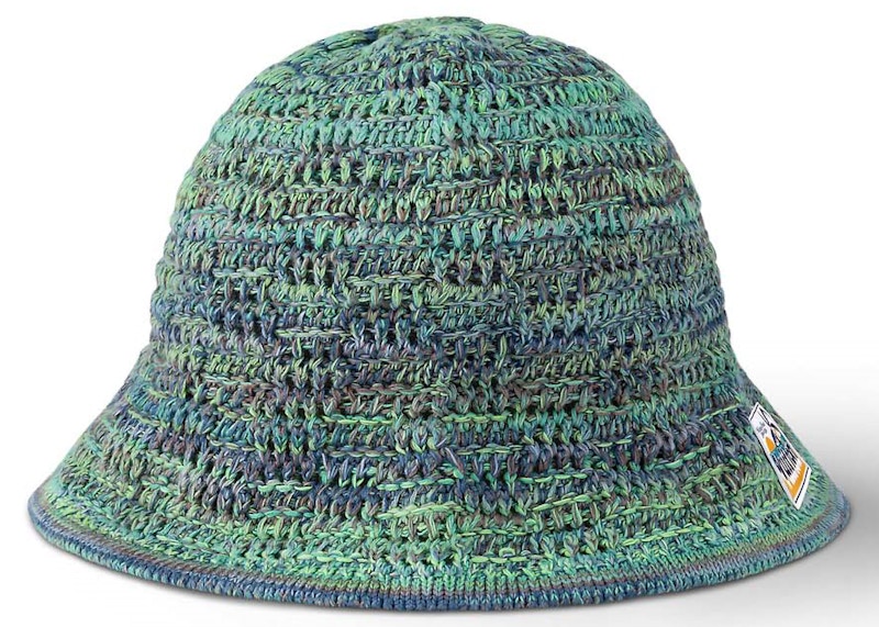 Pre-owned Louis Vuitton Men's  Damier Palm Tree Crochet Hat In Green