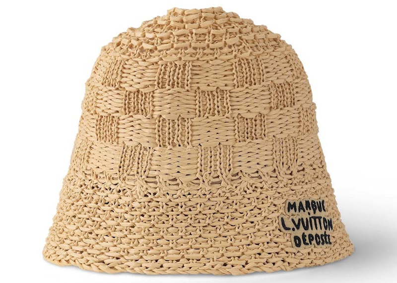Louis Vuitton Damier Cappello Rafia Beige
