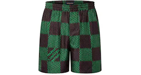 Louis Vuitton Damier Silk Shorts Jolly Green