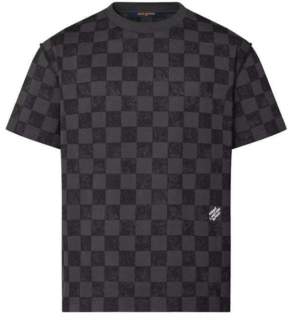 Louis Vuitton Damier T-shirt Dark Grey Men's - FW21 - US