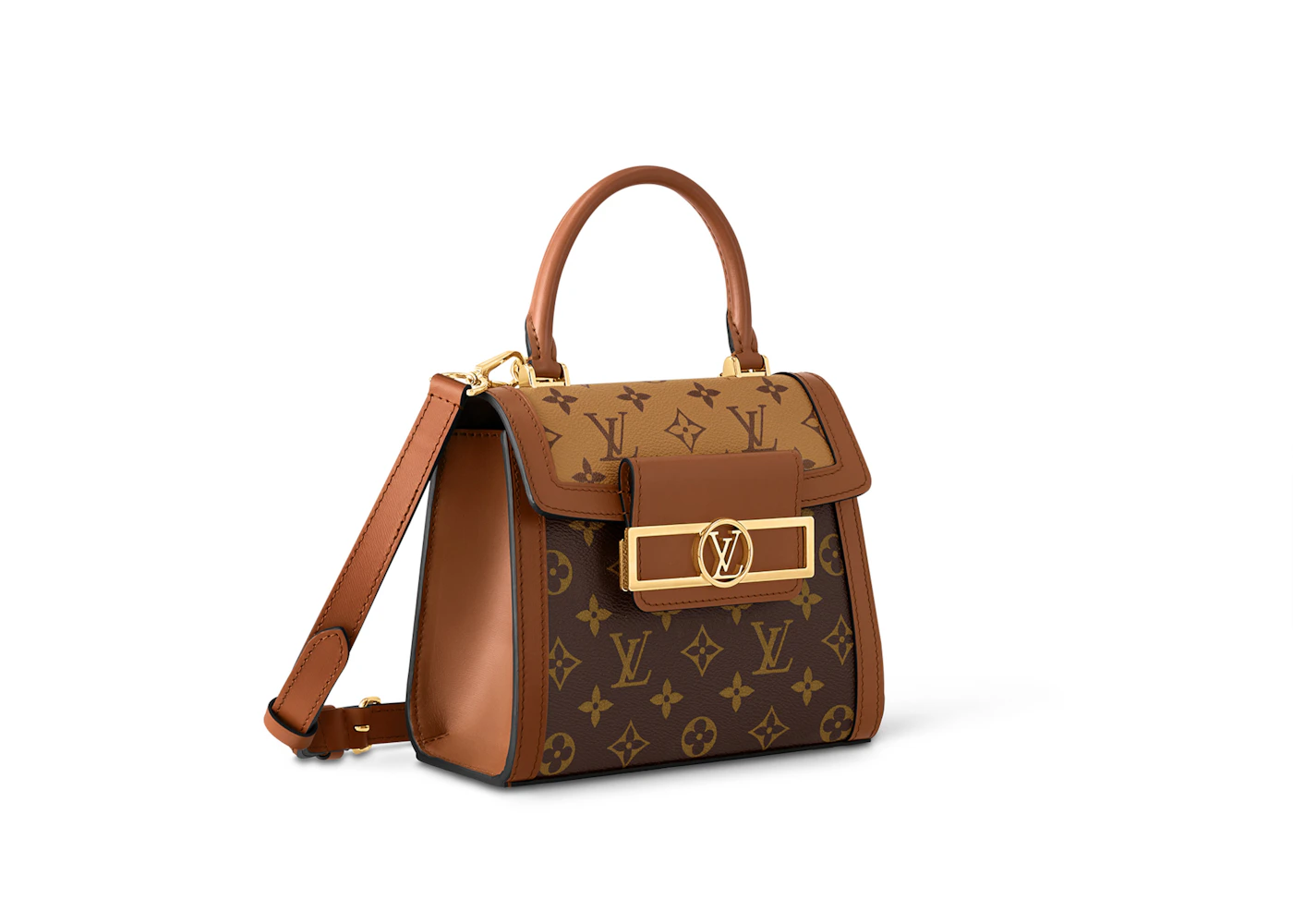 Louis Vuitton LV Twinny Monogram Reverse in Coated Canvas with Gold-tone -  US