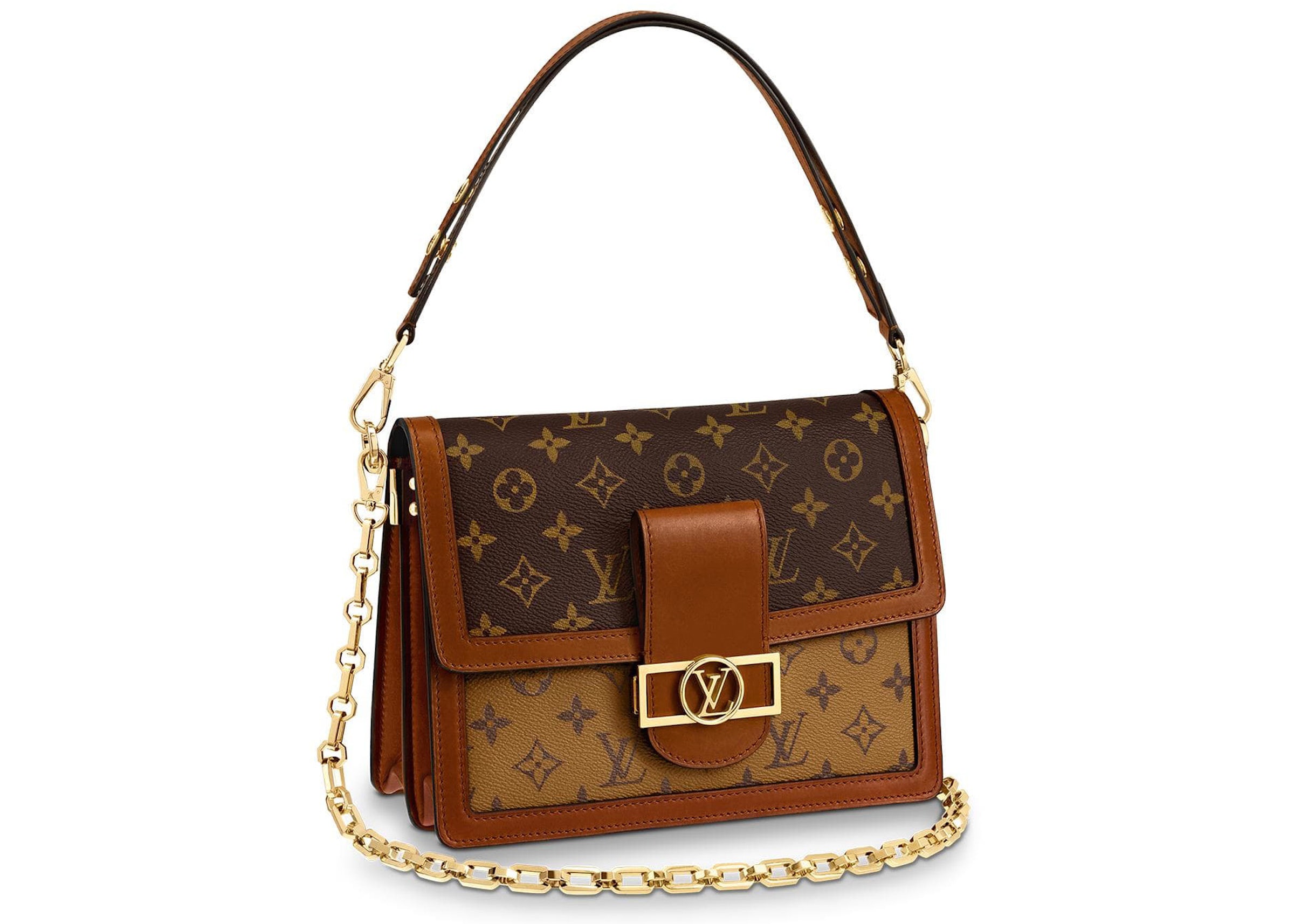 Louis Vuitton Reverse Monogram Mini Dauphine - Brown Shoulder Bags