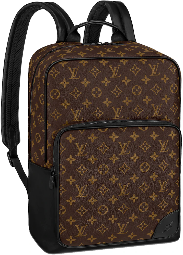 Louis Vuitton Dean Backpack Monogram Macassar in Coated Canvas/Leather with  Black-tone - US