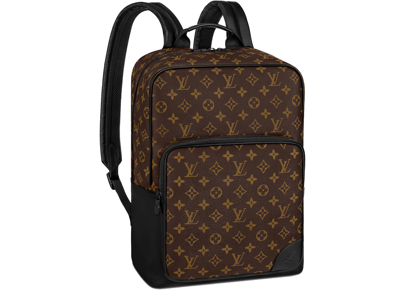 Vuitton Dean Backpack Monogram Macassar in Canvas/Leather with Black-tone - US