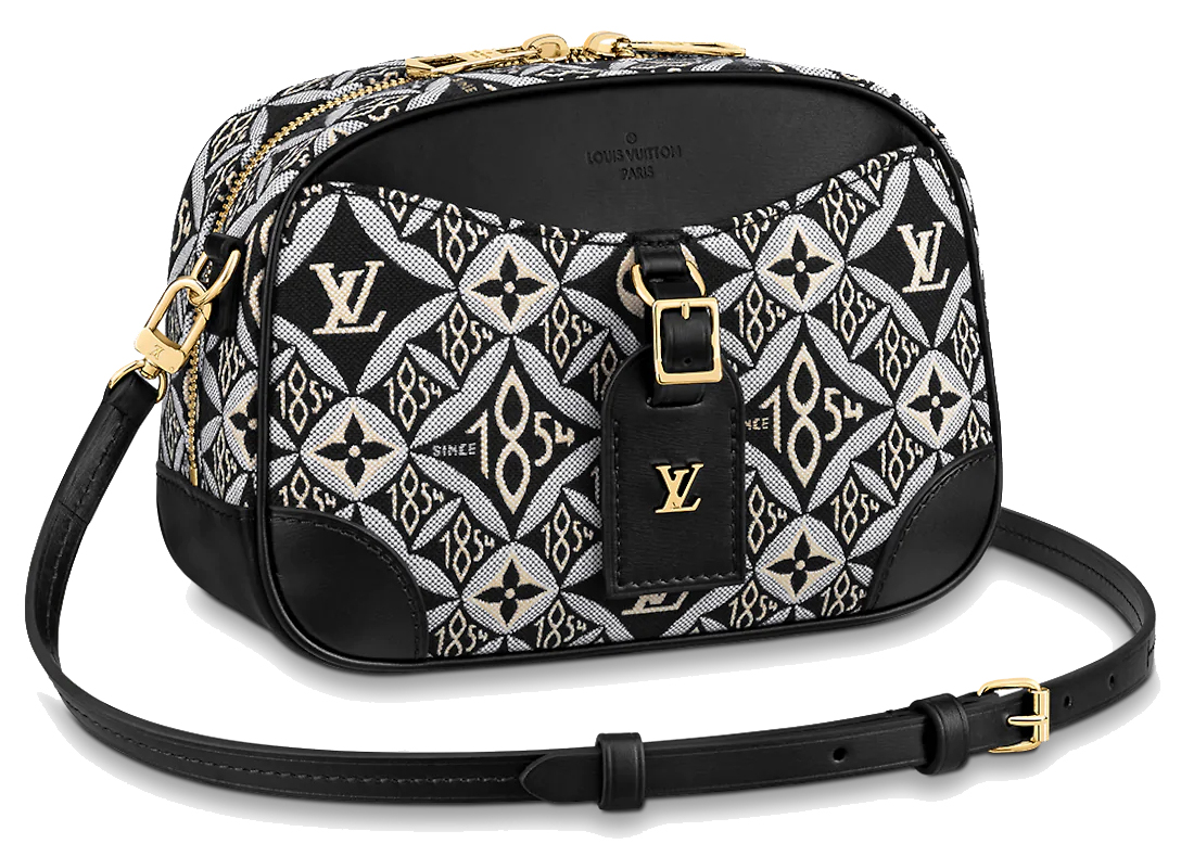 Louis Vuitton Deauville Mini Since 1854 1954 Jacquard Textile Gray in  Calfskin Leather - US