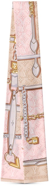 Louis Vuitton Denimgram Confidential Bandeau Light Pink in Silk - US
