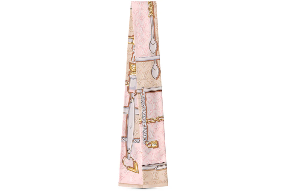 Louis Vuitton Denimgram Confidential Bandeau Light Pink in Silk - US