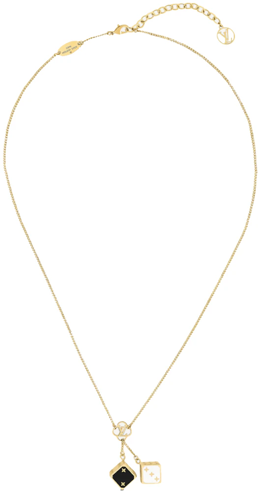 Louis Vuitton Necklace - Black Dice – goldbuttonparis