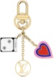 Louis Vuitton Crafty Vivienne Head Bag Charm and Key Holder Cream/Red in  Monogram Canvas with Gold-tone - US