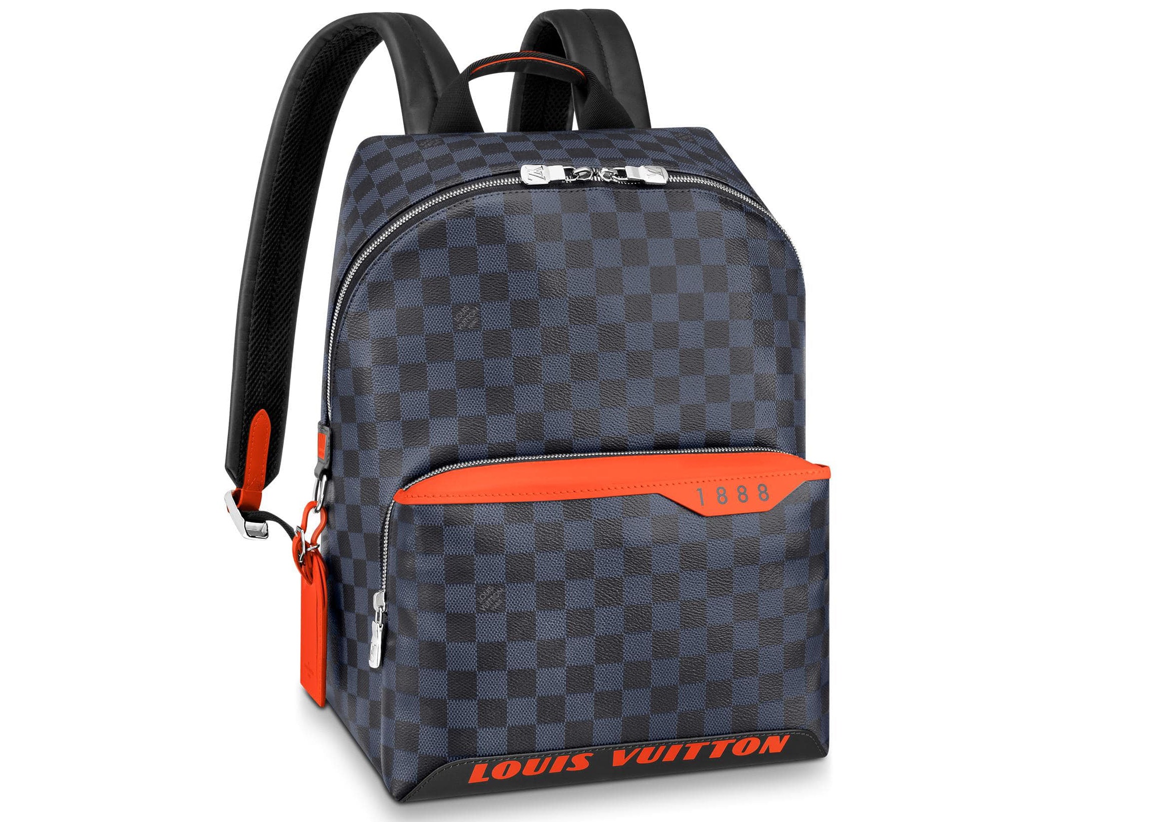 Louis Vuitton Damier Infini Orange Leather Avenue Daypack Backpack  ref294318  Joli Closet