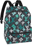Louis Vuitton Backpack Multipocket Clouds Monogram Blue in Coated Canvas  with Silver-tone - US