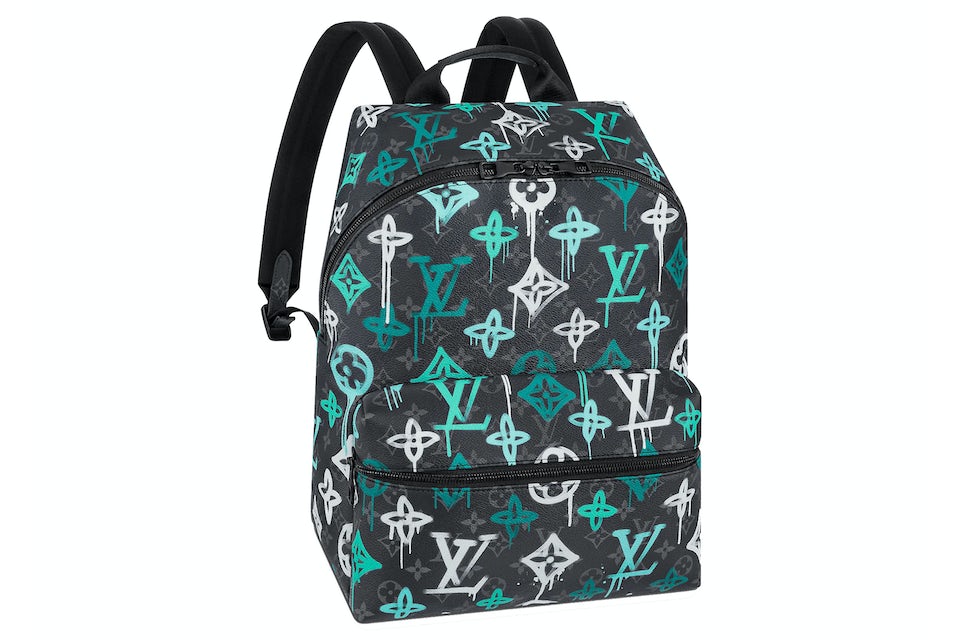 Louis Vuitton Discovery Backpack LV Graffiti Multicolor in Coated